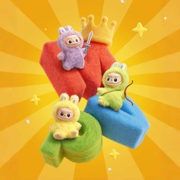 Labubu V4 THE MONSTERS Pin for Love Series- Vinyl Plush Pendant Blind Box