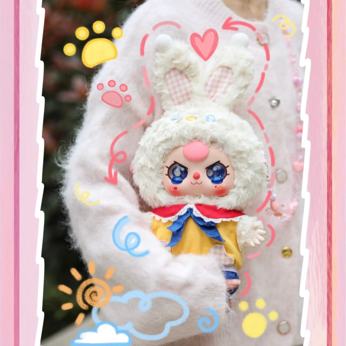 Baby Three 400% v2  Second Generation plush doll blind box - Image 4